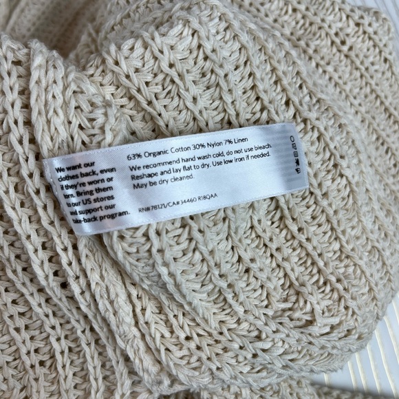 Eileen Fisher Loose Knit Linen Blend Sweater - Picture 8 of 9